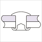 「かしめ割れ防止 (受注生産品) 」 断面図
