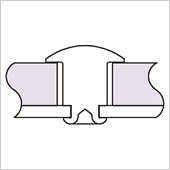 「ショルダーリベット(受注生産品) 」 断面図